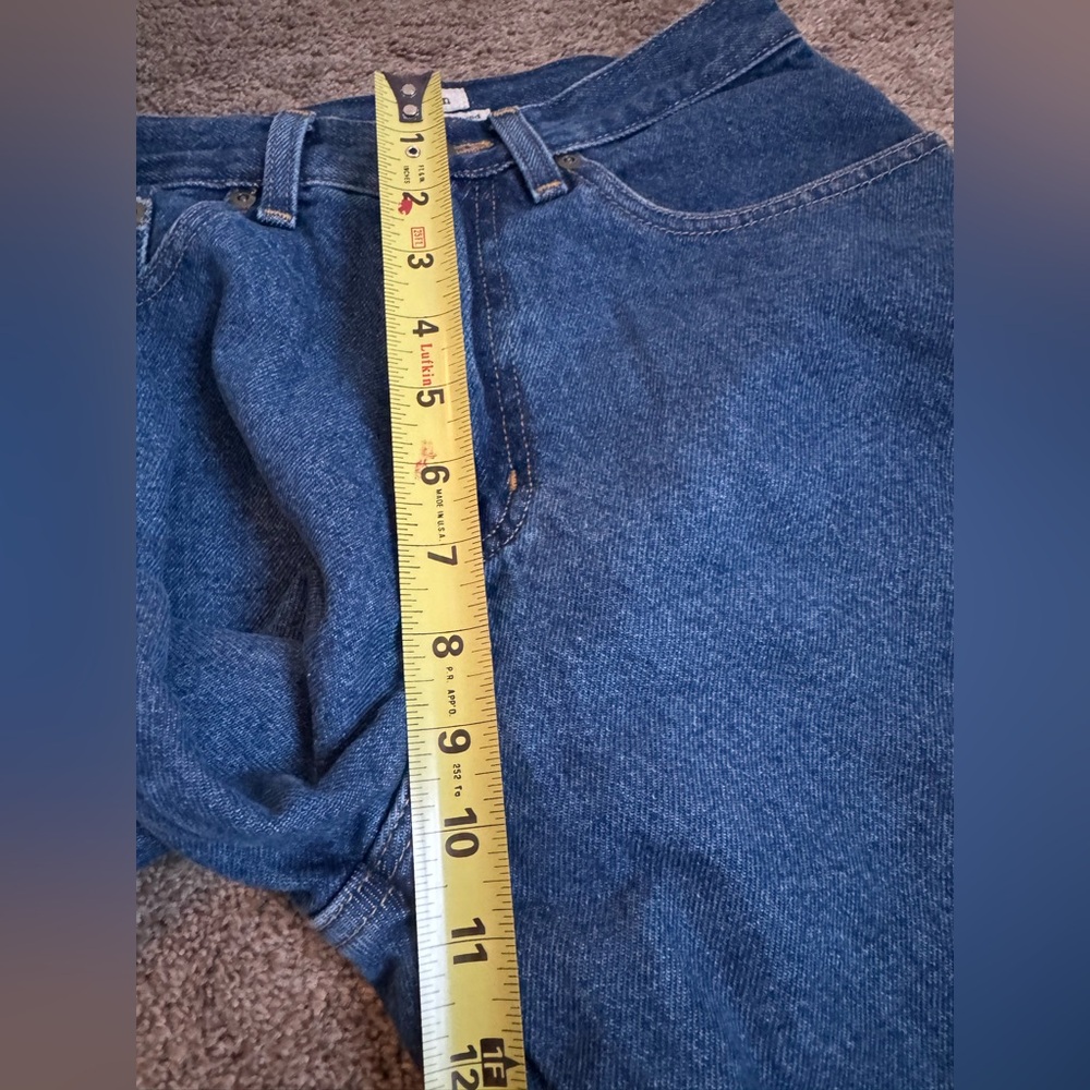 L.L. Bean Original Fit/Relaxed Blue Washed Women's Jeans Size 4 Regular - Picture 7 of 9